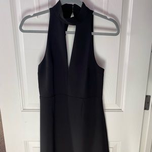 Express black high neck dress